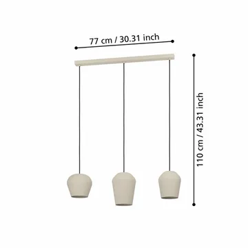 Loftslampe Cambaito - 19,5 cm - Belysning - Lamper & indendørsbelysning - Loftlampe - Pendellamper & hængelamper