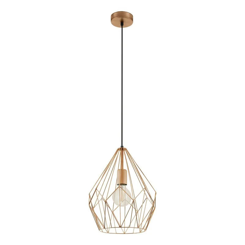Loftslampe Carlton, Kobber