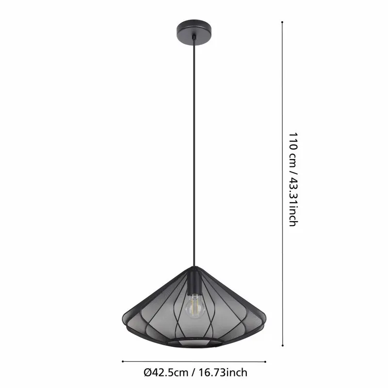 Loftslampe Dolwen - Sort, 425 mm - Belysning - Lamper & indendørsbelysning - Loftlampe - Pendellamper & hængelamper