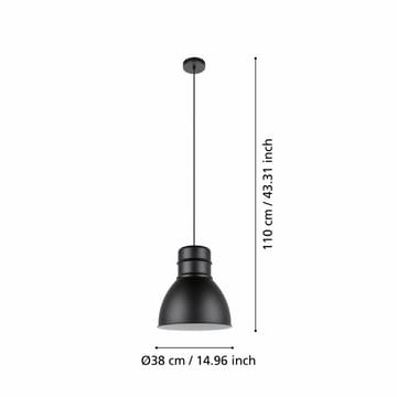 Loftslampe Ebury - Sort/Hvid - Belysning - Lamper & indendørsbelysning - Loftlampe - Pendellamper & hængelamper