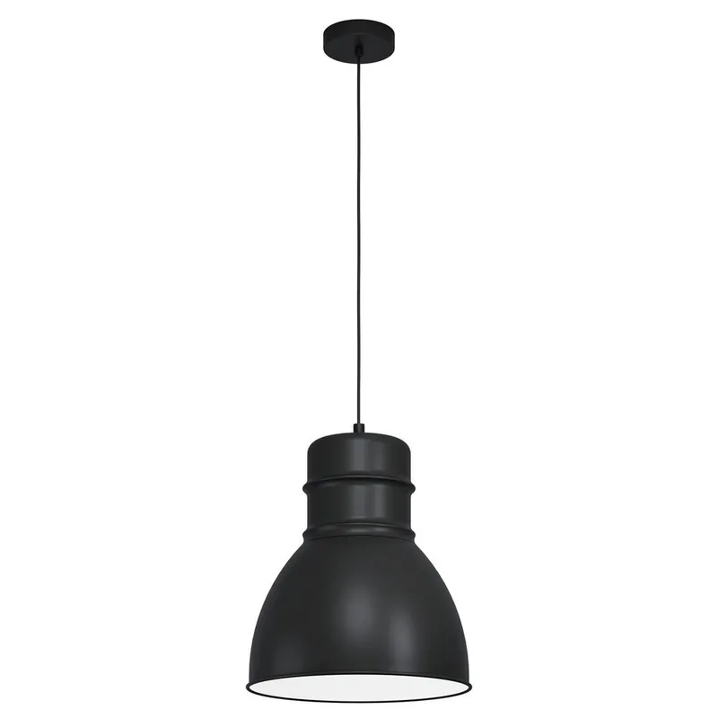 Loftslampe Ebury, Sort/Hvid