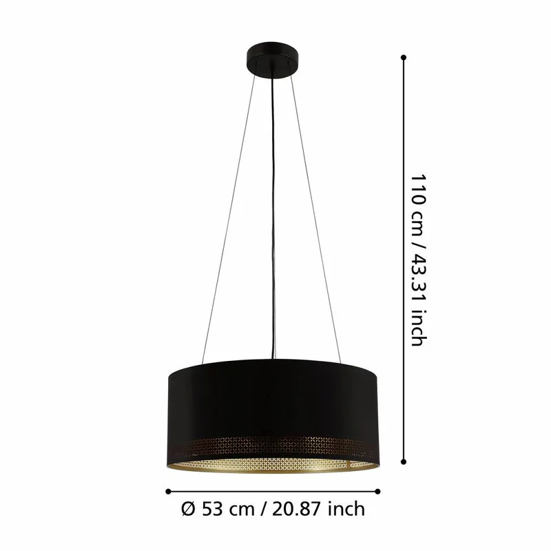 Loftslampe Esteperra med 3 lamper - 53 cm - Belysning - Lamper & indendørsbelysning - Loftlampe - Pendellamper & hængelamper