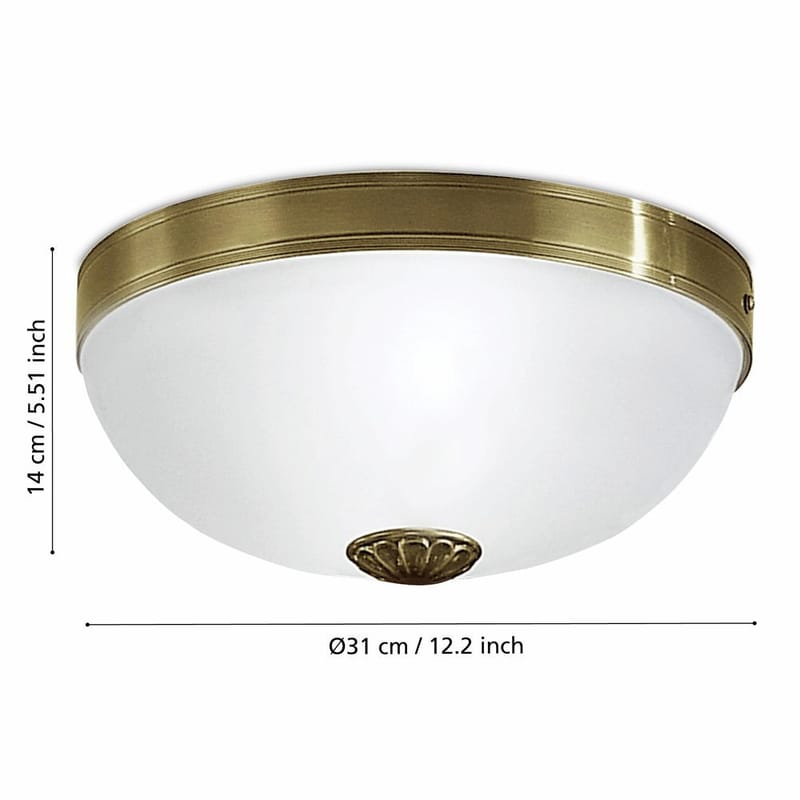 Loftslampe Imperial - 31 cm - Belysning - Lamper & indendørsbelysning - Loftlampe - Plafond
