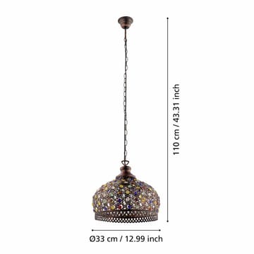 Loftslampe Jadida - 33 cm - Belysning - Lamper & indendørsbelysning - Loftlampe - Pendellamper & hængelamper