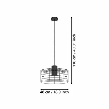 Loftslampe Milligan - 480 mm - Belysning - Lamper & indendørsbelysning - Loftlampe - Pendellamper & hængelamper