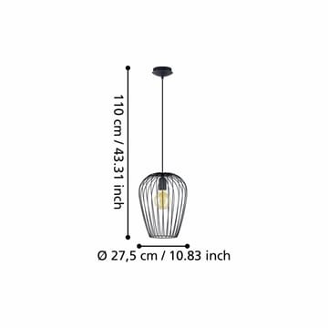 Loftslampe Newtown - 275 mm - Belysning - Lamper & indendørsbelysning - Loftlampe - Pendellamper & hængelamper