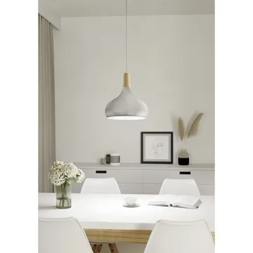 Loftslampe Sabinar - Børstede sølv/brun, 280 mm - Belysning - Lamper & indendørsbelysning - Loftlampe - Pendellamper & hængelamper