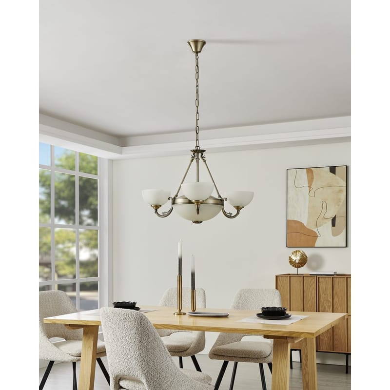 Loftslampe Savoy med 3 lamper - 74 cm - Belysning - Lamper & indendørsbelysning - Loftlampe - Pendellamper & hængelamper