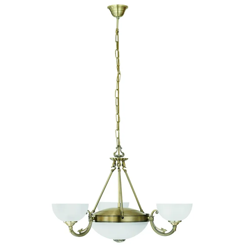 Loftslampe Savoy med 3 lamper, 74 cm