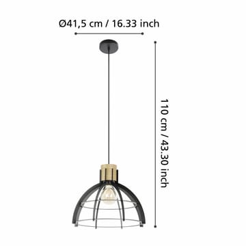 Loftslampe Stillington - Sort/Finér - Belysning - Lamper & indendørsbelysning - Loftlampe - Pendellamper & hængelamper