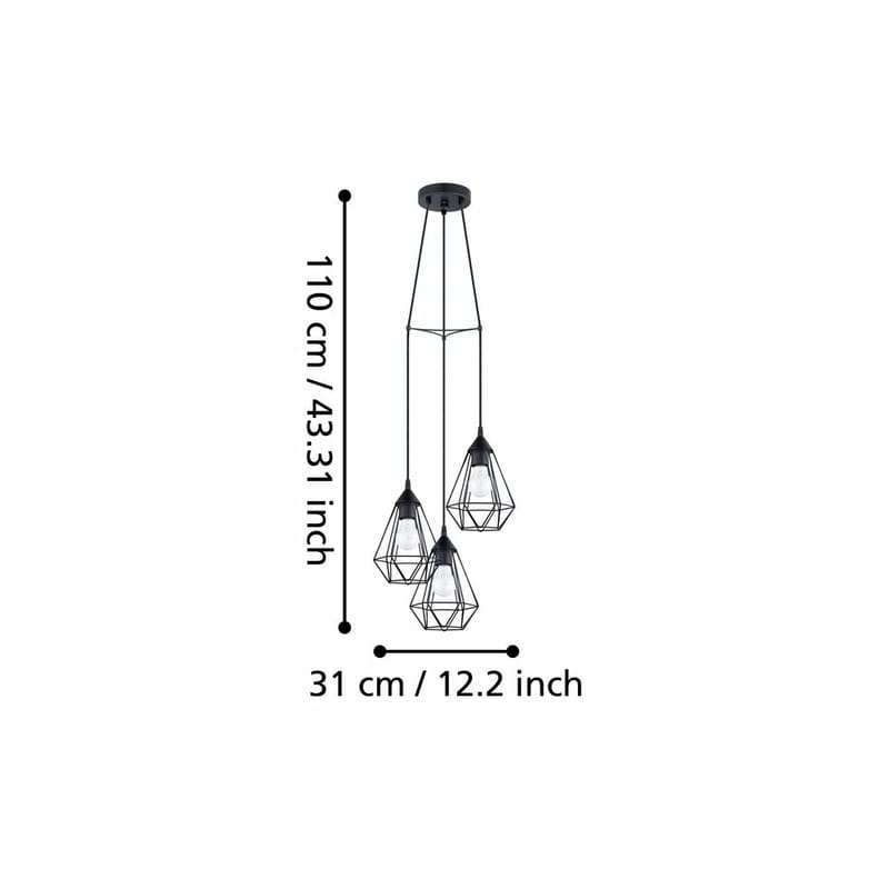 Loftslampe Tarbes - 31 cm - Belysning - Lamper & indendørsbelysning - Loftlampe - Pendellamper & hængelamper