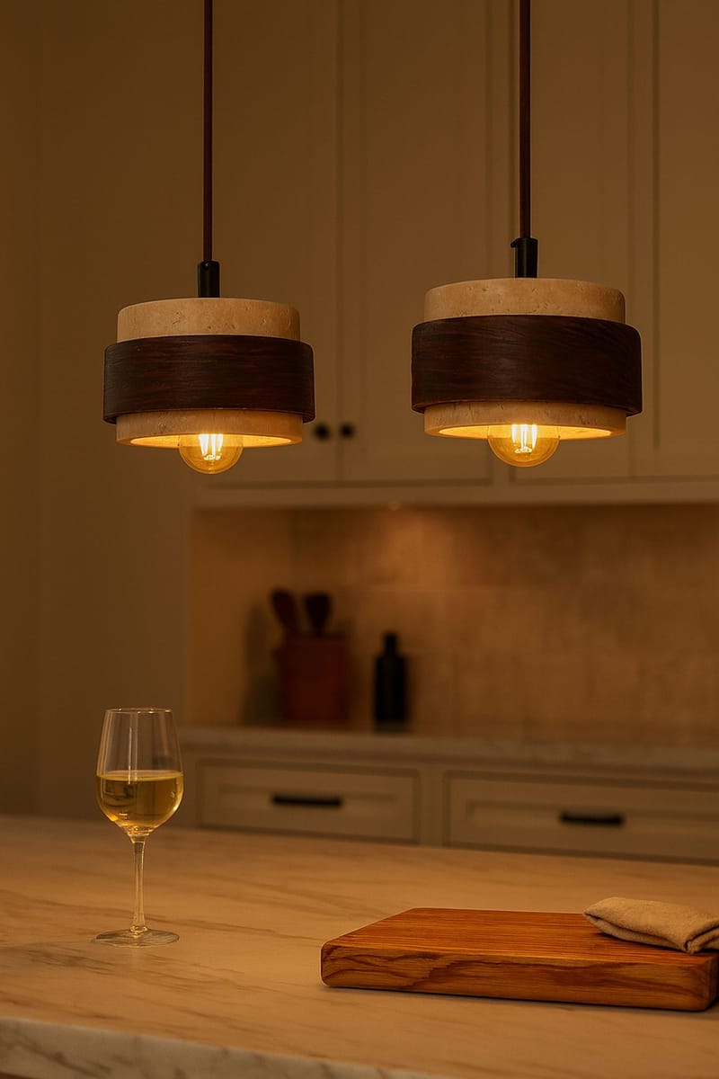 Loloura pendellampe - Beige Valnød - Belysning - Lamper & indendørsbelysning - Loftlampe - Lysekroner