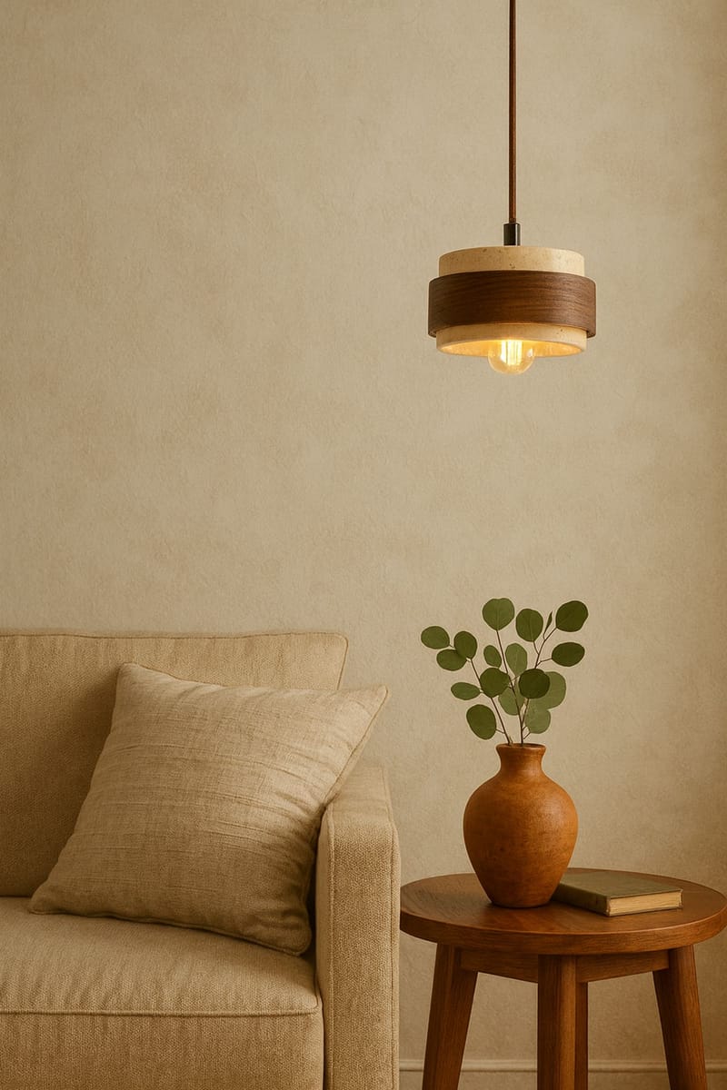 Loloura pendellampe - Beige Valnød - Belysning - Lamper & indendørsbelysning - Loftlampe - Lysekroner