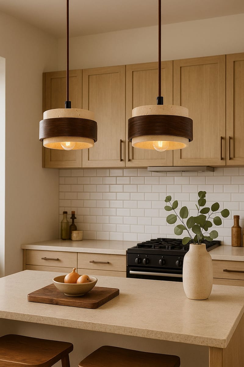 Loloura pendellampe - Beige Valnød - Belysning - Lamper & indendørsbelysning - Loftlampe - Lysekroner