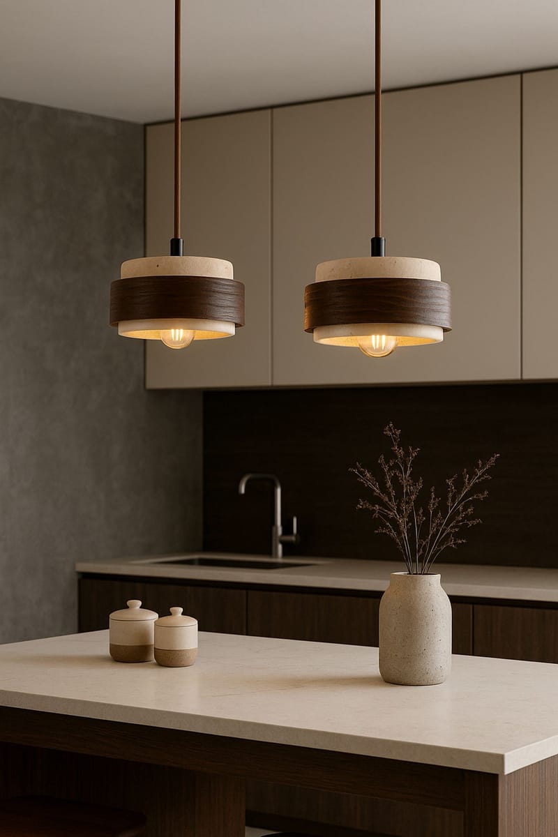 Loloura pendellampe - Beige Valnød - Belysning - Lamper & indendørsbelysning - Loftlampe - Lysekroner