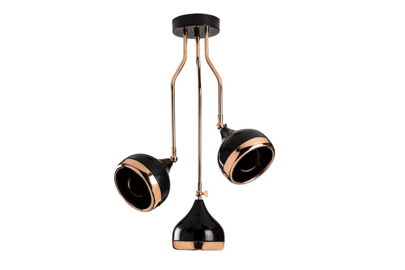 Lysekrone Beloulfield Sort / Kobber - Kobber/Sort - Belysning - Lamper & indendørsbelysning - Loftlampe - Pendellamper & hængelamper