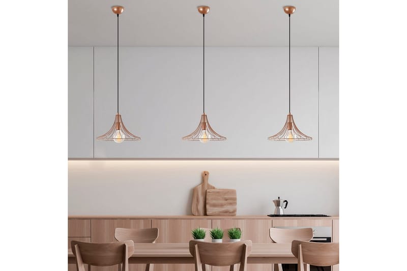 Lysekrone Benros Kobber - Kobber - Belysning - Lamper & indendørsbelysning - Loftlampe - Pendellamper & hængelamper