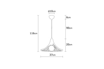Lysekrone Benros Kobber - Kobber - Belysning - Lamper & indendørsbelysning - Loftlampe - Pendellamper & hængelamper