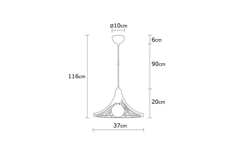 Lysekrone Benros Kobber - Kobber - Belysning - Lamper & indendørsbelysning - Loftlampe - Pendellamper & hængelamper