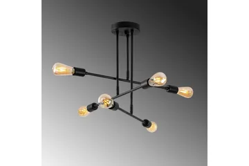 Lysekrone Blomst Sort - Sort - Belysning - Lamper & indendørsbelysning - Loftlampe - Plafond