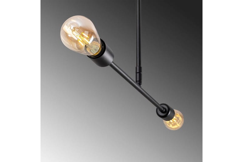 Lysekrone Blomst Sort - Sort - Belysning - Lamper & indendørsbelysning - Loftlampe - Pendellamper & hængelamper