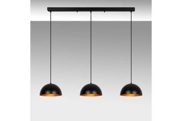 Lysekrone Brena Sort Tre Fatning - 140 x 30 x 111 cm - Belysning - Lamper & indendørsbelysning - Loftlampe - Pendellamper & hængelamper
