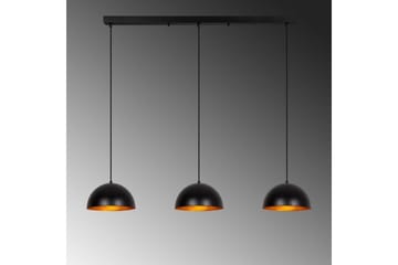 Lysekrone Brena Sort Tre Fatning - 140 x 30 x 111 cm - Belysning - Lamper & indendørsbelysning - Loftlampe - Pendellamper & hængelamper