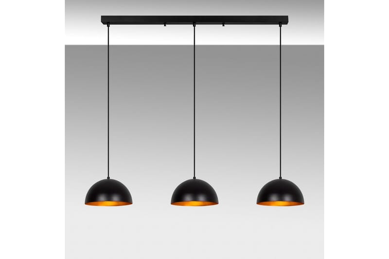 Lysekrone Brena Sort Tre Fatning - 140 x 30 x 111 cm - Belysning - Lamper & indendørsbelysning - Loftlampe - Pendellamper & hængelamper