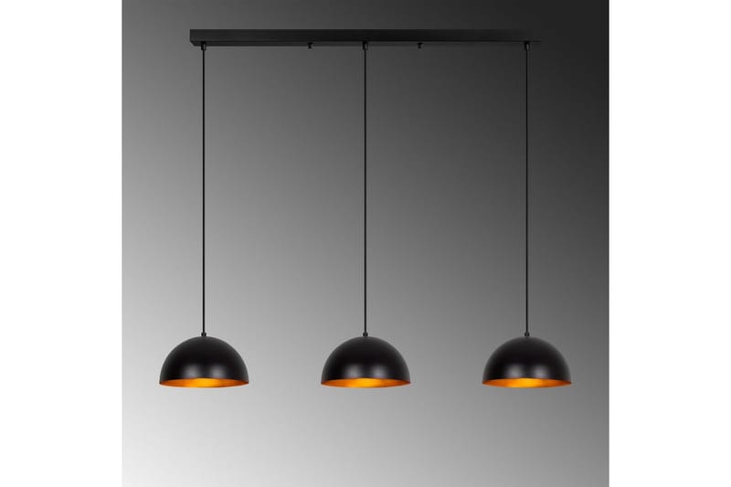Lysekrone Brena Sort Tre Fatning - 140 x 30 x 111 cm - Belysning - Lamper & indendørsbelysning - Loftlampe - Pendellamper & hængelamper