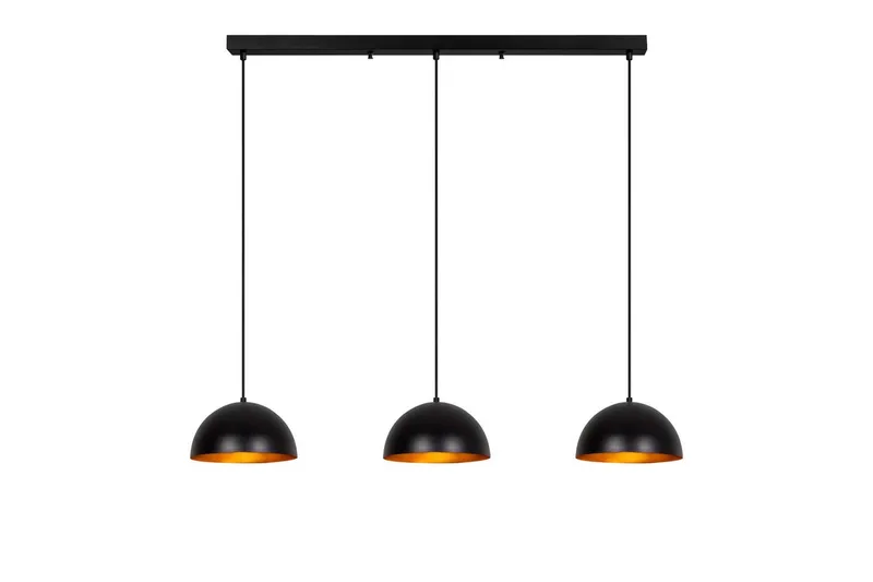 Lysekrone Brena Sort Tre Fatning, 140 x 30 x 111 cm