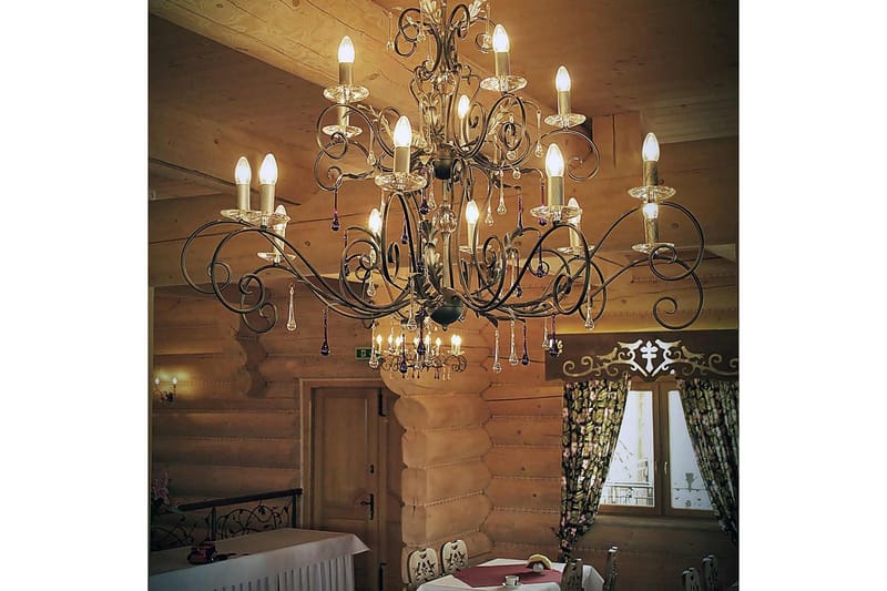 Lysekrone Elstead Lighting Amarilli 1250x1250x990 mm - 1250x1250x990 mm - Belysning - Lamper & indendørsbelysning - Loftlampe - Lysekroner