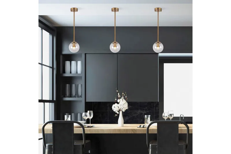 Lysekrone Elzar lang Vintage Transparent - Vintage Transparent - Belysning - Lamper & indendørsbelysning - Loftlampe - Pendellamper & hængelamper