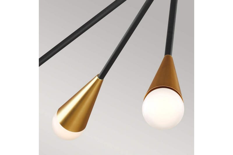 Lysekrone Feiss Jax Midnats Sort - Midnats Sort - Belysning - Lamper & indendørsbelysning - Loftlampe - Lysekroner
