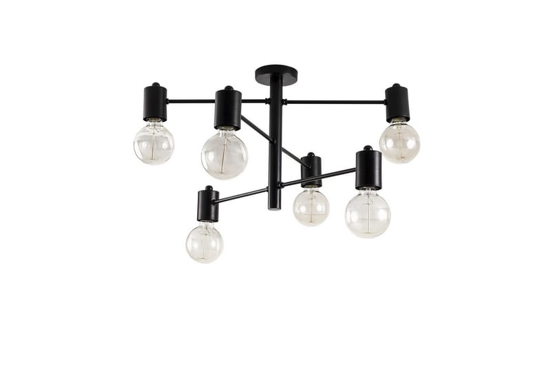 Lysekrone Hexaia Ned Sort - Sort - Belysning - Lamper & indendørsbelysning - Loftlampe - Pendellamper & hængelamper