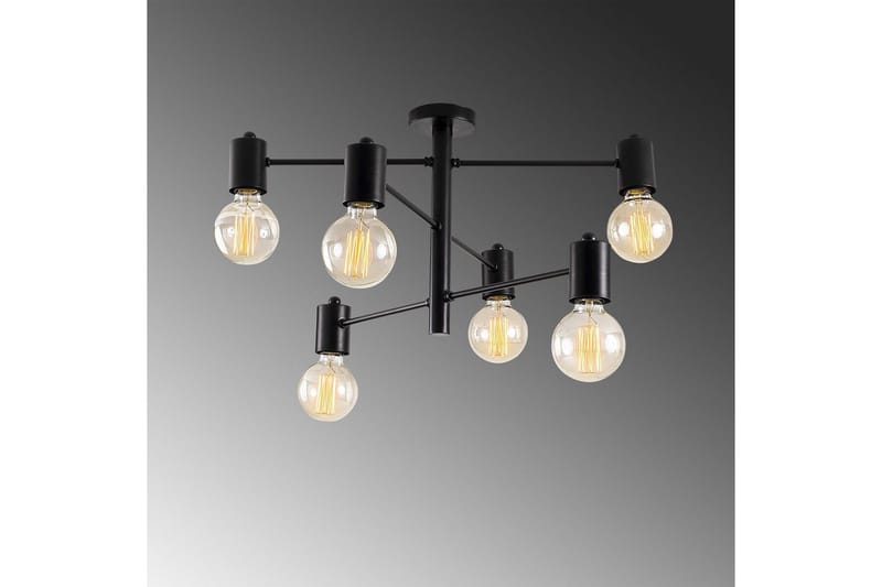 Lysekrone Hexaia Ned Sort - Sort - Belysning - Lamper & indendørsbelysning - Loftlampe - Pendellamper & hængelamper