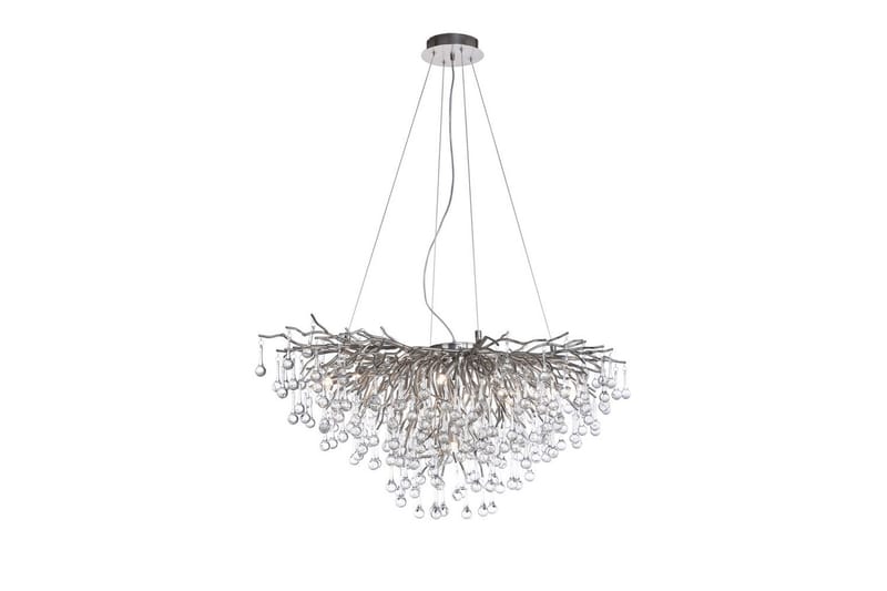 Lysekrone Icicle - 50x250x100 cm, Stål - Belysning - Lamper & indendørsbelysning - Loftlampe - Lysekroner