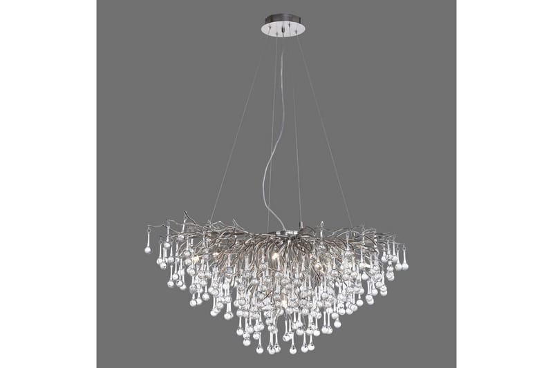 Lysekrone Icicle - 50x250x100 cm, Stål - Belysning - Lamper & indendørsbelysning - Loftlampe - Lysekroner