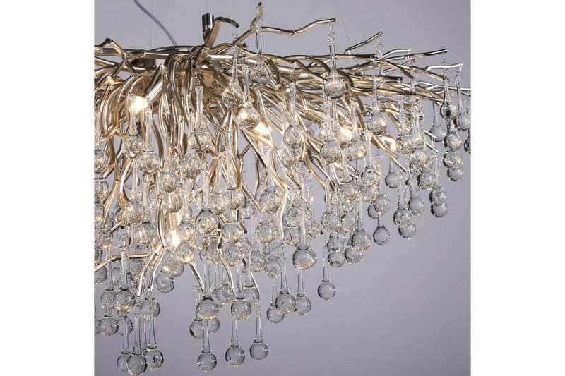 Lysekrone Icicle - 50x250x100 cm, Stål - Belysning - Lamper & indendørsbelysning - Loftlampe - Lysekroner
