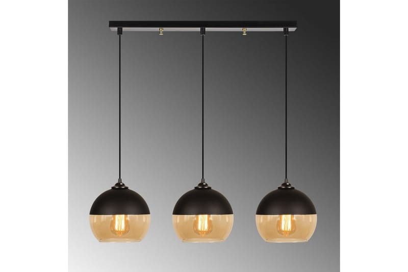Lysekrone Jebax Tre Sort / Honning - Guld/Sort - Belysning - Lamper & indendørsbelysning - Loftlampe - Pendellamper & hængelamper