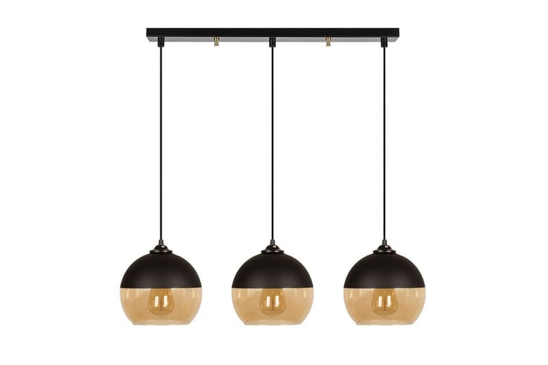 Lysekrone Jebax Tre Sort / Honning - Guld/Sort - Belysning - Lamper & indendørsbelysning - Loftlampe - Pendellamper & hængelamper