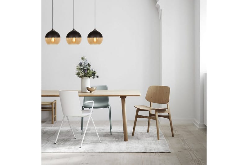 Lysekrone Jebax Tre Sort / Honning - Guld/Sort - Belysning - Lamper & indendørsbelysning - Loftlampe - Pendellamper & hængelamper