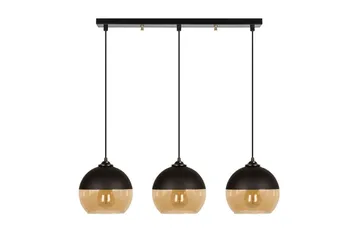 Lysekrone Jebax Tre Sort / Honning - Guld/Sort - Belysning - Lamper & indendørsbelysning - Loftlampe - Pendellamper & hængelamper