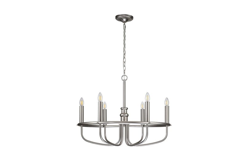 Lysekrone Kichler Capitol Hill 730x559 mm, Børstet Nikkel - 730x559 mm, Børstet Nikkel - Belysning - Lamper & indendørsbelysning - Loftlampe - Lysekroner