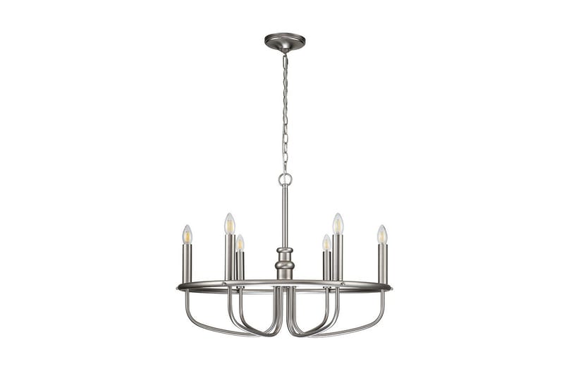 Lysekrone Kichler Capitol Hill 730x559 mm, Børstet Nikkel - 730x559 mm, Børstet Nikkel - Belysning - Lamper & indendørsbelysning - Loftlampe - Lysekroner