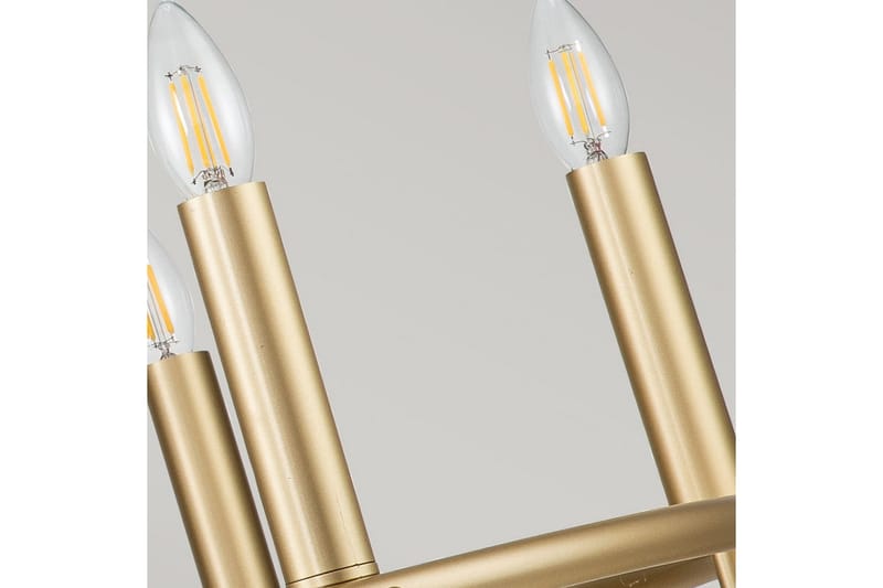 Lysekrone Kichler Capitol Hill 730x559 mm, Malet i naturlig messing - 730x559 mm, Malet i naturlig messing - Belysning - Lamper & indendørsbelysning - Loftlampe - Lysekroner