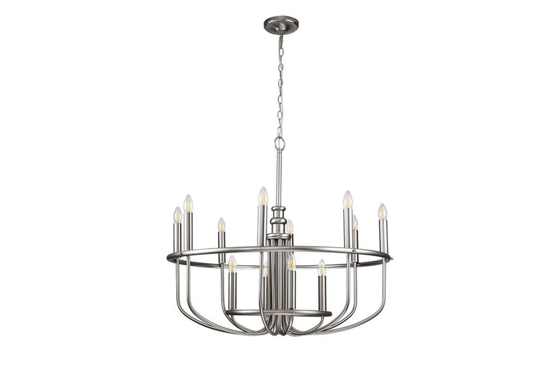 Lysekrone Kichler Capitol Hill 882x779 mm, Børstet Nikkel - 882x779 mm, Børstet Nikkel - Belysning - Lamper & indendørsbelysning - Loftlampe - Lysekroner