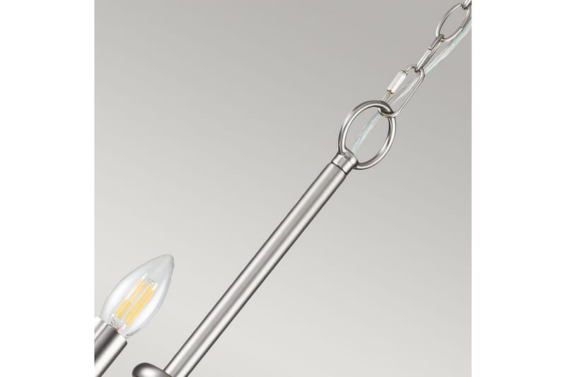 Lysekrone Kichler Capitol Hill 882x779 mm, Børstet Nikkel - 882x779 mm, Børstet Nikkel - Belysning - Lamper & indendørsbelysning - Loftlampe - Lysekroner