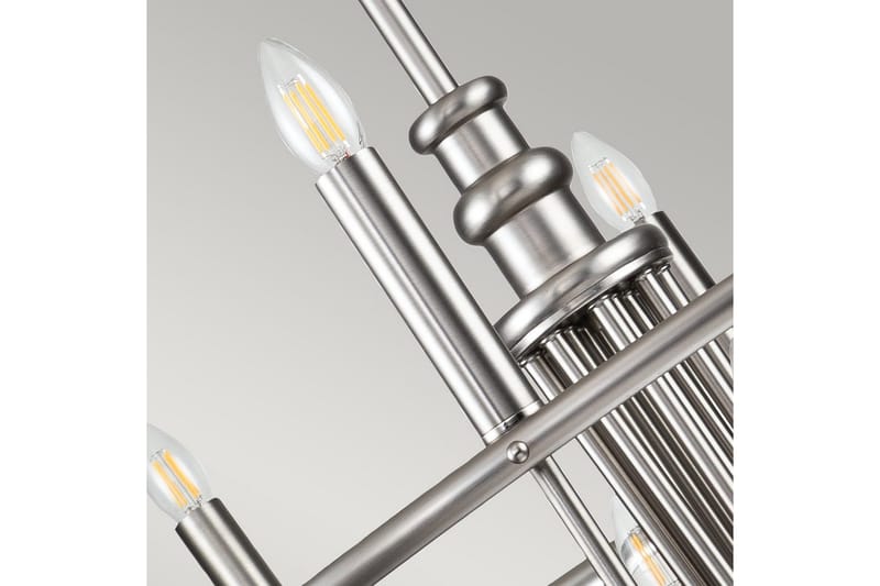 Lysekrone Kichler Capitol Hill 882x779 mm, Børstet Nikkel - 882x779 mm, Børstet Nikkel - Belysning - Lamper & indendørsbelysning - Loftlampe - Lysekroner