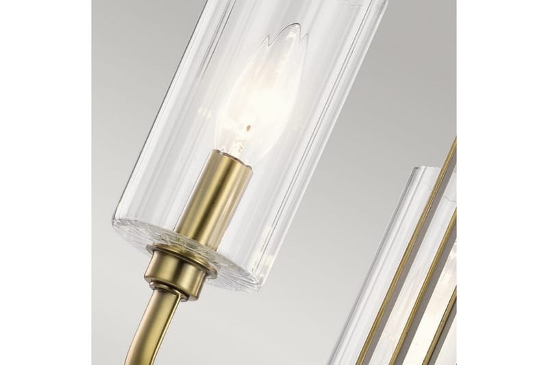 Lysekrone Kichler Kimrose 374x459 mm, Børstet Naturlig Messing - 374x459 mm, Børstet Naturlig Messing - Belysning - Lamper & indendørsbelysning - Loftlampe - Lysekroner