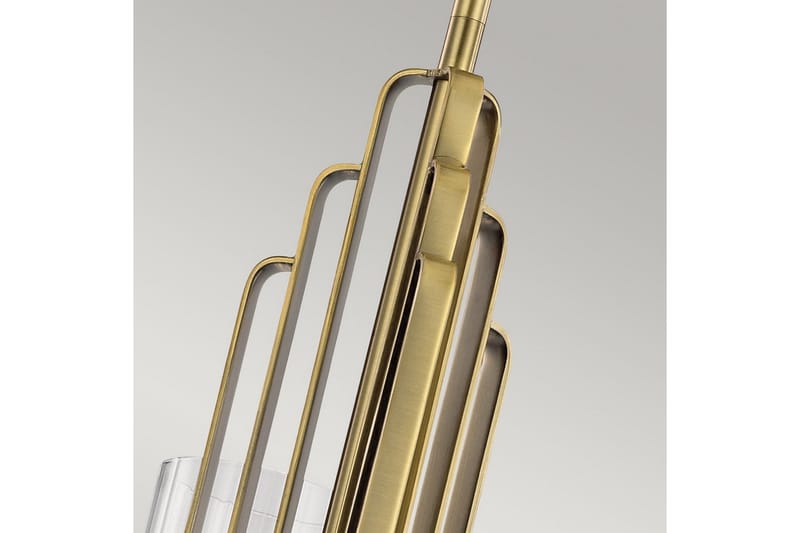 Lysekrone Kichler Kimrose 374x459 mm, Børstet Naturlig Messing - 374x459 mm, Børstet Naturlig Messing - Belysning - Lamper & indendørsbelysning - Loftlampe - Lysekroner